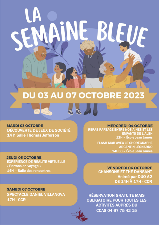 Semaine Bleue Du Au Octobre Saint Georges D Orques